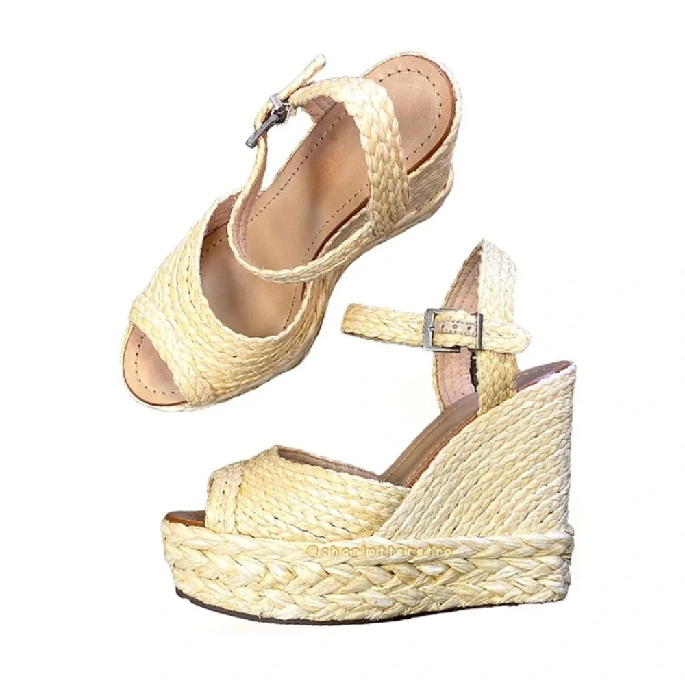 Schutz • Belatrix Platform Wedge Espadrille Sandal